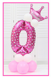 number balloons