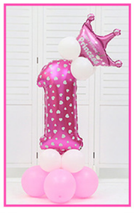 number balloons