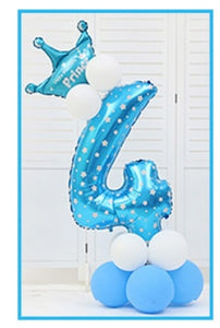 number balloons