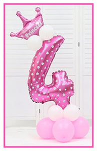 number balloons