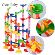 Load image into Gallery viewer, Marble Race Run Track Building Blocks Kids