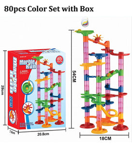 Marble Race Run Track Building Blocks Kids