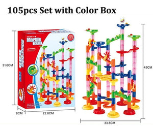 Marble Race Run Track Building Blocks Kids