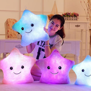 plush star pillow